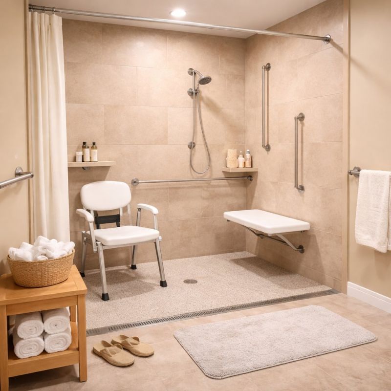 Elderly Shower Installation in Lancaster County, PA