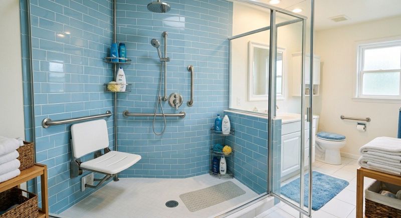 Senior Shower Installation in Bucks County, PA